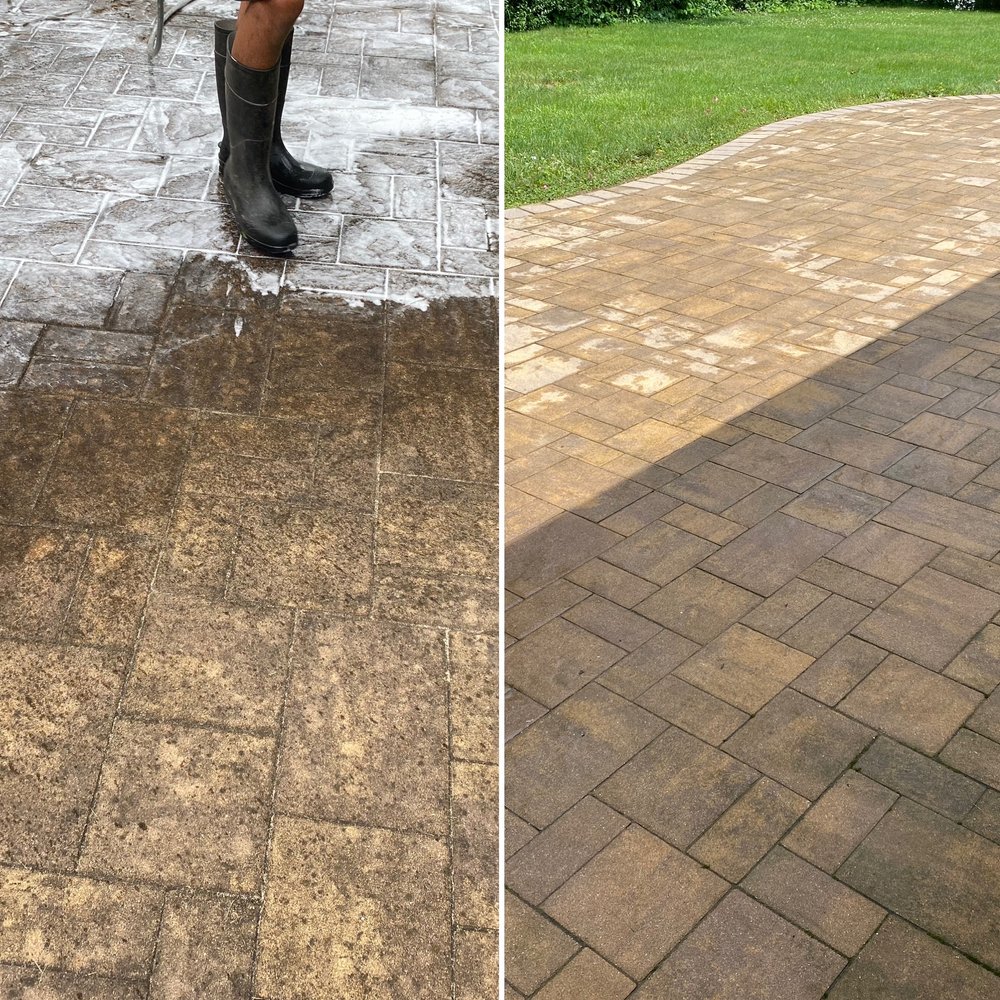 Commercial property graffiti removal results