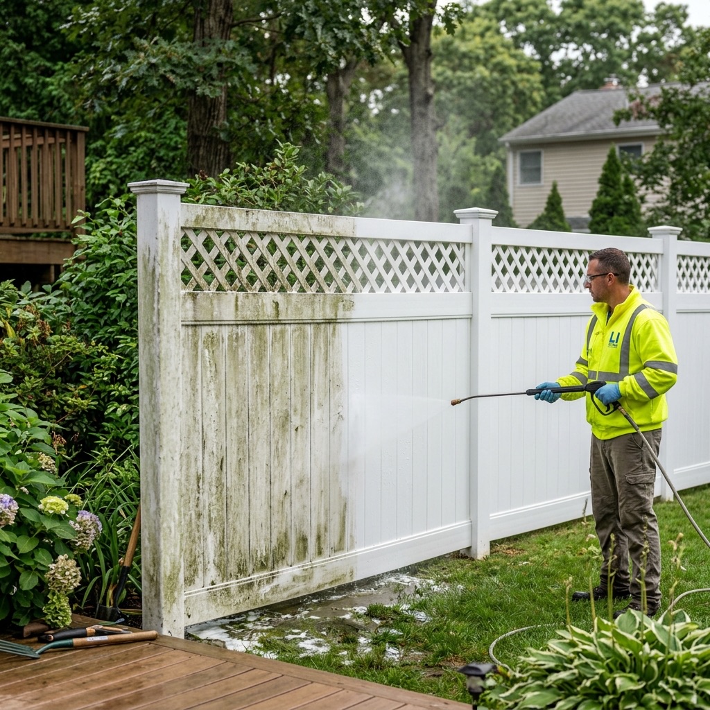 Fence cleaning
